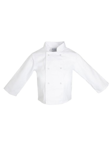 Veste de cuisine enfant Whites blanche S/M - 5-7 ans