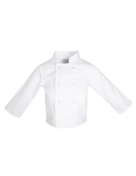 Veste de cuisine enfant Whites blanche S/M - 5-7 ans