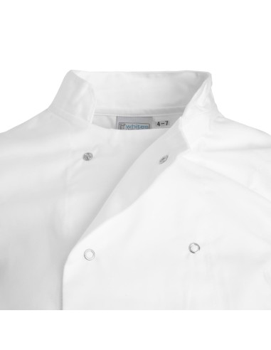 Veste de cuisine enfant Whites blanche S/M - 5-7 ans