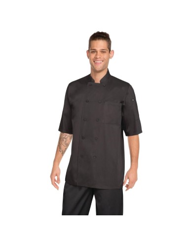 Veste de cuisine mixte Cool Vent Chef Works Montreal noire XS