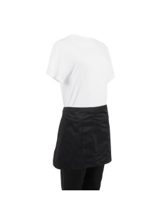 Tablier serveur court Whites noir - demi-tabliers mixte 2