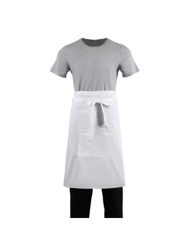 Tablier serveur standard Whites blanc - 1000x700 mm