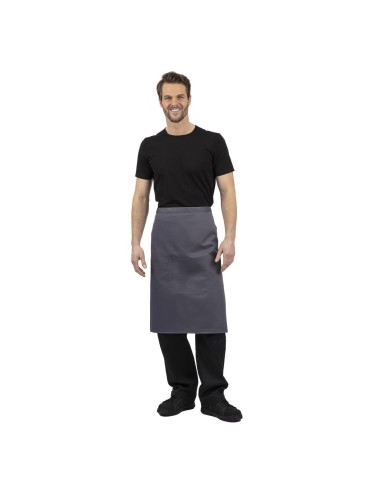Tablier serveur Whites gris anthracite - 1000x700 mm