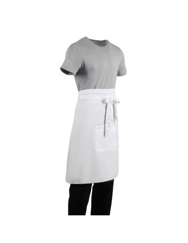 Tablier serveur standard Whites blanc - 1000x700 mm