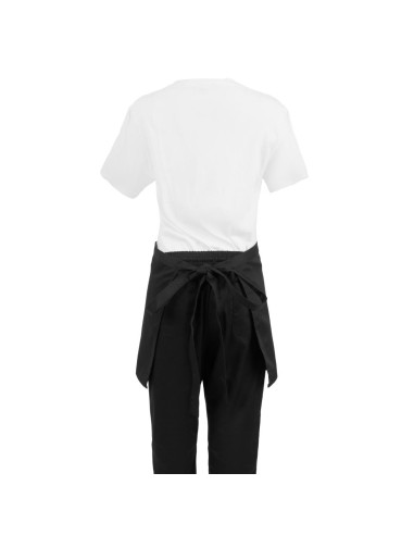 Tablier serveur court Whites noir - demi-tabliers mixte