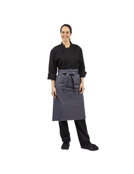 Tablier serveur Whites gris anthracite - 1000x700 mm
