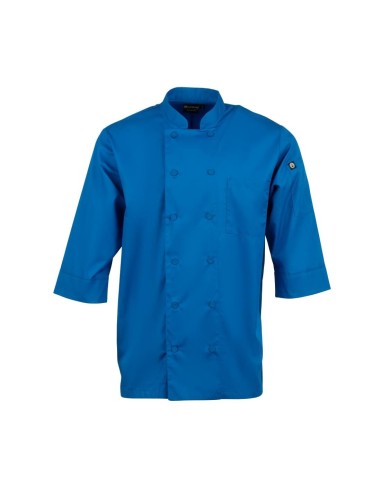 Veste de cuisine Chef Works bleue M - Mixte