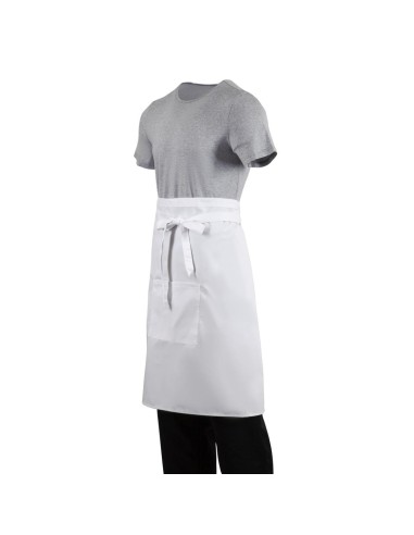Tablier serveur standard Whites blanc - 1000x700 mm