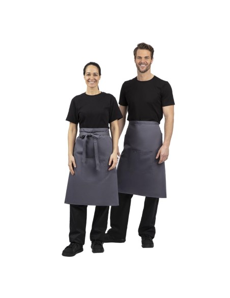 Tablier serveur Whites gris anthracite - 1000x700 mm