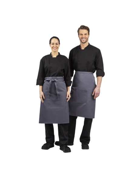 Tablier serveur Whites gris anthracite - 1000x700 mm