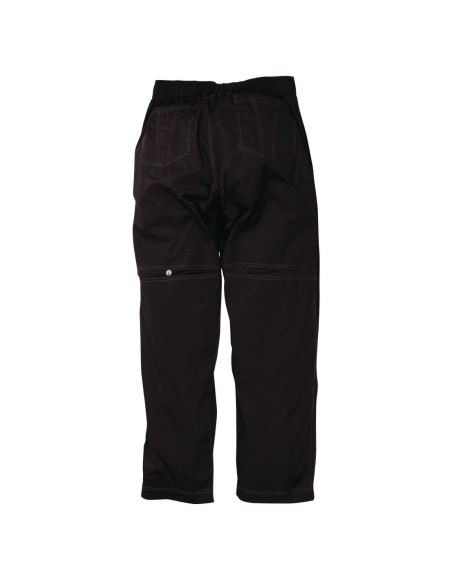 Pantalon de cuisine baggy Chef Works noir L