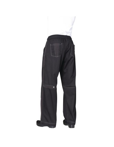 Pantalon de cuisine baggy Chef Works noir L