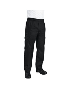 Pantalon Chef Works Slim Fit Cargo noir XXL - Mixte 2