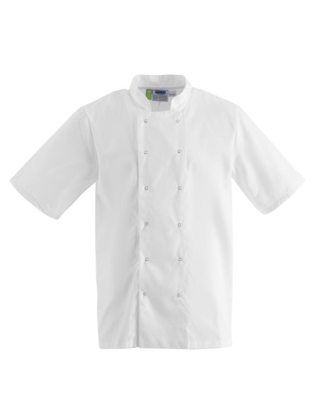 Veste de cuisine Whites Boston manches courtes blanche L