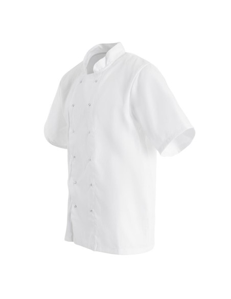 Veste de cuisine Whites Boston manches courtes blanche L