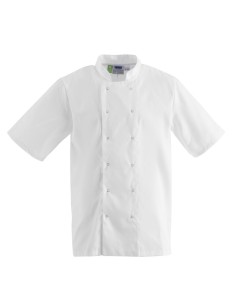 Veste de cuisine Whites Boston manches courtes blanche XXL