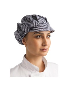 Charlotte à visière Whites - Coiffe cuisine bleu