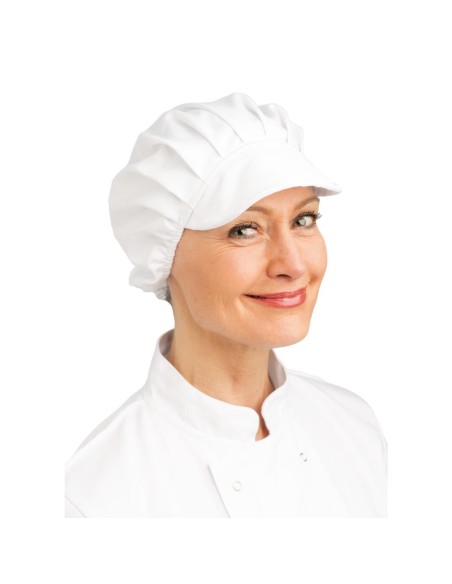 Coiffe de cuisine Charlotte Whites blanche - Whites