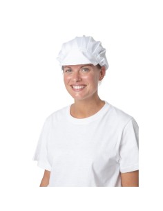 Coiffe de cuisine Charlotte Whites blanche - Whites 2