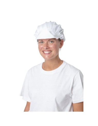 Coiffe de cuisine Charlotte Whites blanche - Whites