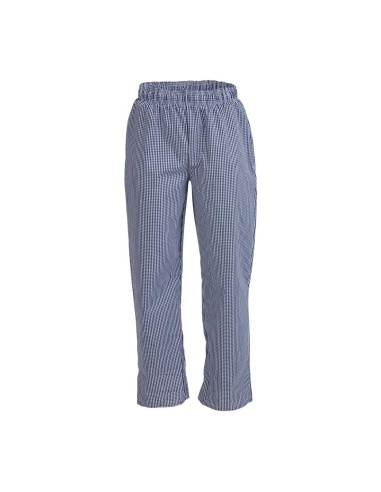 Pantalon de cuisine mixte Whites Vegas S - carreaux bleu blanc