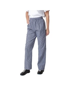 Pantalon de cuisine mixte Whites Vegas S - carreaux bleu blanc 2