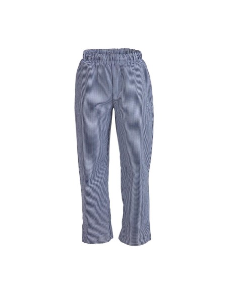 Pantalon cuisine mixte Whites Vegas XXL - Carreaux bleu blanc