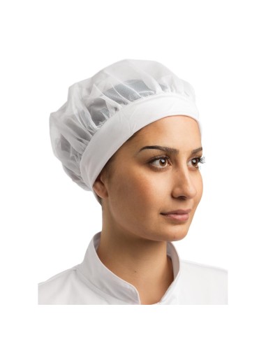 Couvre-chef confortable Whites blanche - Nylon 20g