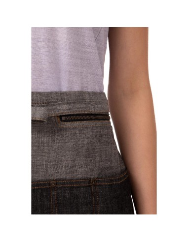 Tablier serveur court Chef Works Urban Manhattan gris