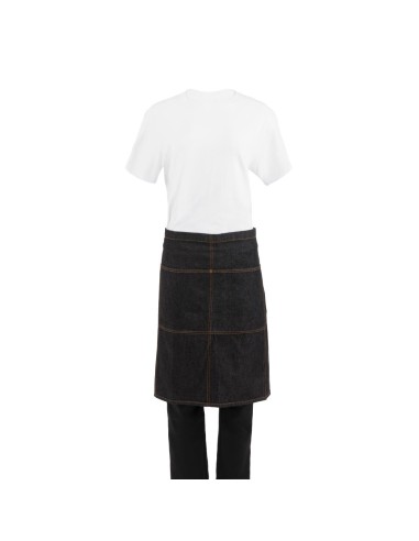 Tablier serveur Chef Works Urban Memphis noir - 100% coton