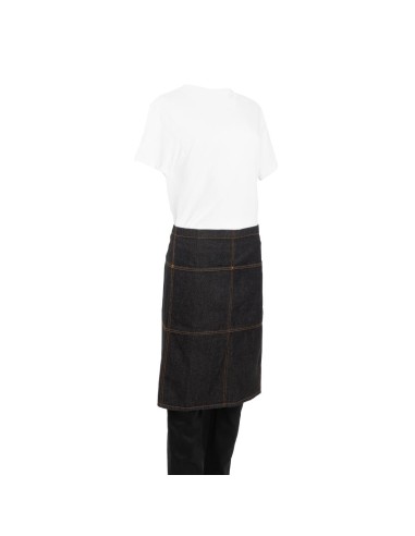 Tablier serveur Chef Works Urban Memphis noir - 100% coton