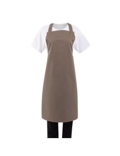 Tablier bavette Whites marron clair - 710x960 mm