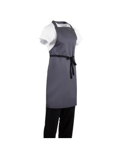 Tablier bavette Whites anthracite - PolyCoton léger 2