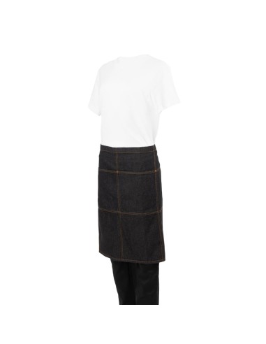 Tablier serveur Chef Works Urban Memphis noir - 100% coton