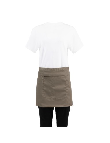 Tablier court Whites Bistro vert olive - durable et pratique