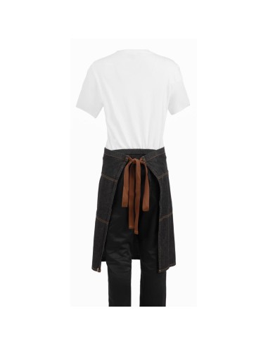 Tablier serveur Chef Works Urban Memphis noir - 100% coton