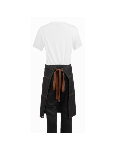 Tablier serveur Chef Works Urban Memphis noir - 100% coton