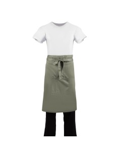 Tablier serveur Whites olive - polyester-coton léger