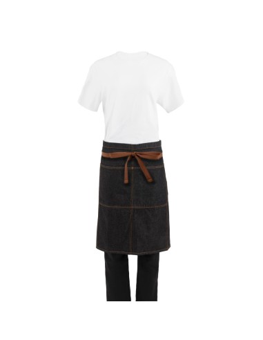 Tablier serveur Chef Works Urban Memphis noir - 100% coton