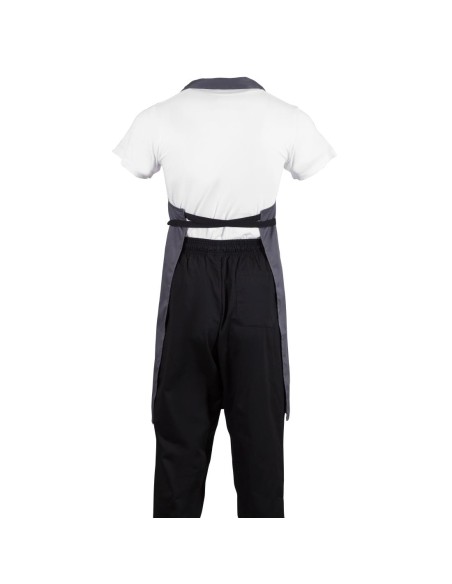 Tablier bavette Whites anthracite - PolyCoton léger