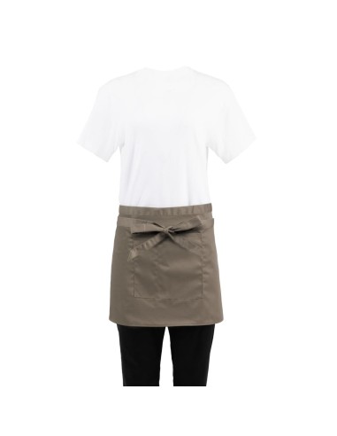 Tablier court Whites Bistro vert olive - durable et pratique