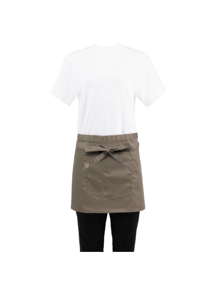 Tablier court Whites Bistro vert olive - durable et pratique