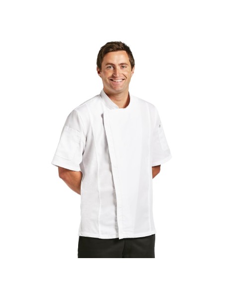 Veste de cuisine Cool Vent Chef Works blanche M