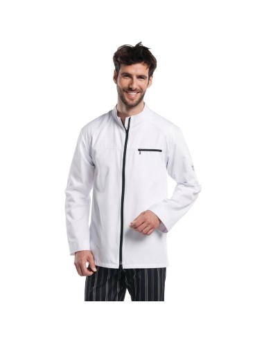 Veste de cuisine mixte Chaud Devant Modena blanche S