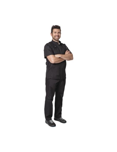 Veste de cuisine mixte Cool Vent Chef Works L - noire