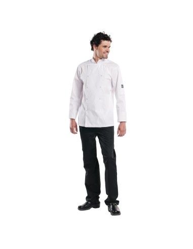 Veste de cuisine mixte Hilton Poco blanche XS - Chaud Devant