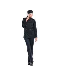 Veste de cuisine mixte Chaud Devant Hilton L - noir 2