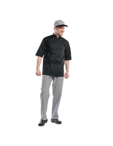 Veste de cuisine mixte Chaud Devant Hilton L - noir