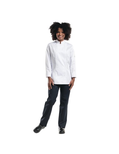 Pantalon cuisinier stretch femme Chaud Devant noir L