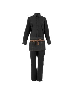 Tablier limonadier Chef Works Memphis noir - 585x305 mm